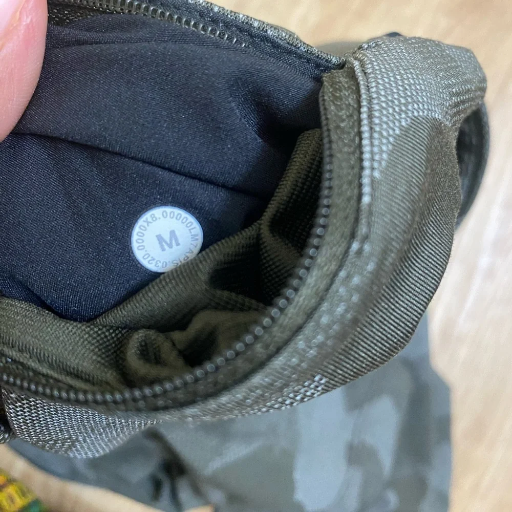 lululemon athletica Men's Camouflage Athletic Shorts - Dark Green/Gray